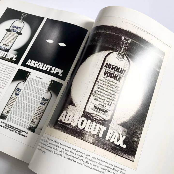 ABSOLUT BOOK アブソルートウォッカ 広告デザイン集 洋書 アート