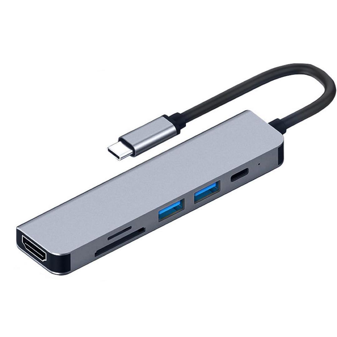 USB Cハブ 4K HDMI、VGE 6イン1 USB CマルチポートUSB Amazon.com: UGREEN Revodok USB C Hub 6 in 1 USB C Dongle 4K HDMI