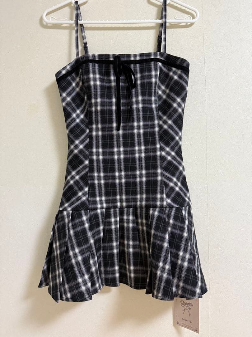 BunnyLis ファーボレロ×チェックミニワンピ LY128BS 公式 ストア