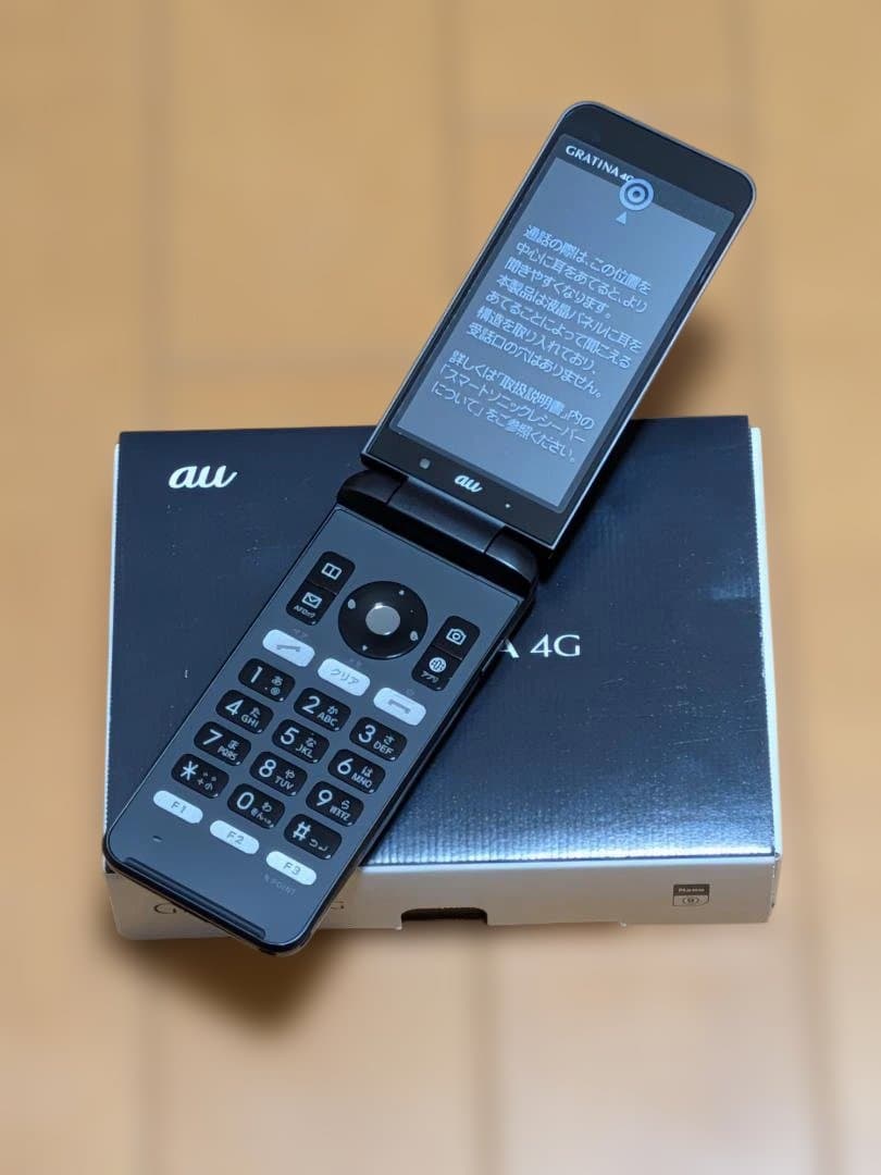 新品未使用 au GRATINA 4G KYF31 ブラック SIMロック解除済 - メルカリ