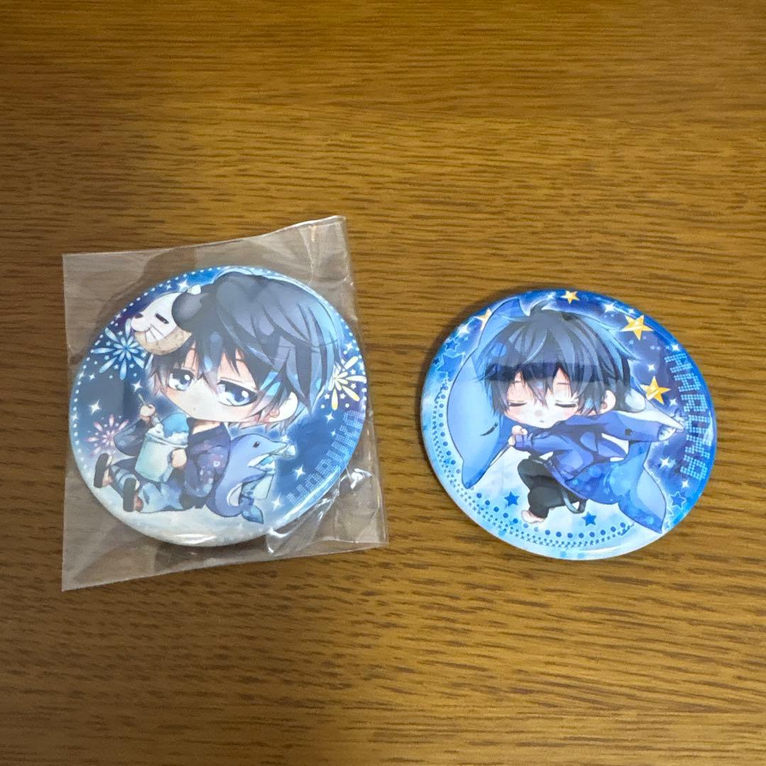 free 七瀬遙 缶バッチ 2点セット - メルカリ