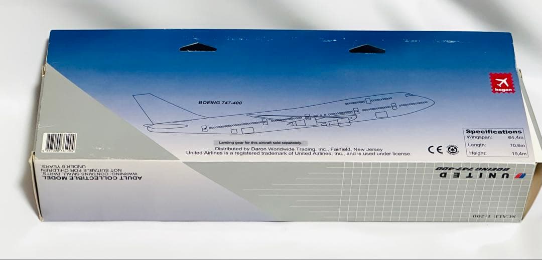 hogan 1/200 ユナイテッド航空 747-400 - メルカリ