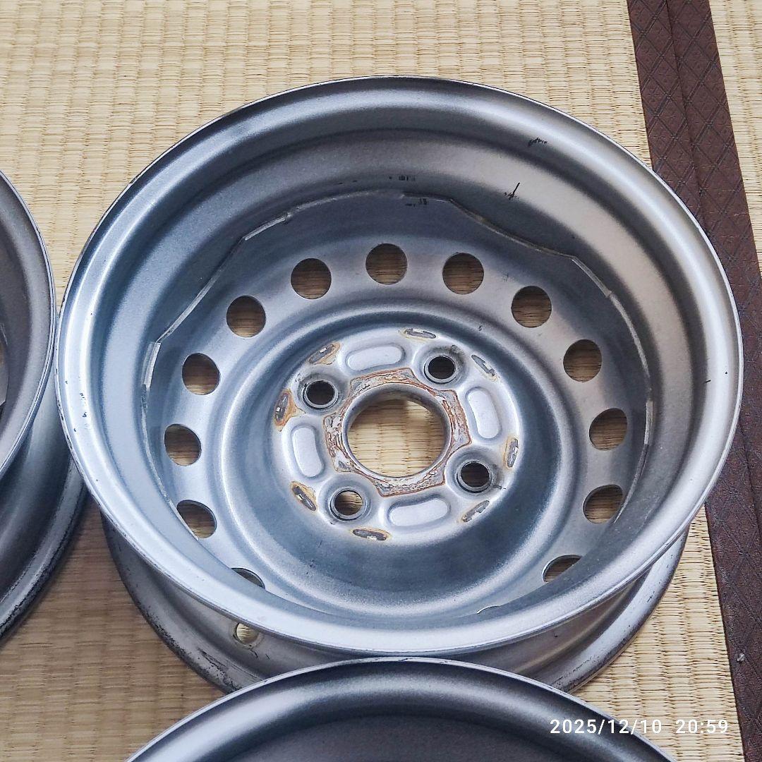 12インチ 4.00B +40 PCD100 純正 ダイハツ 鉄ホイール