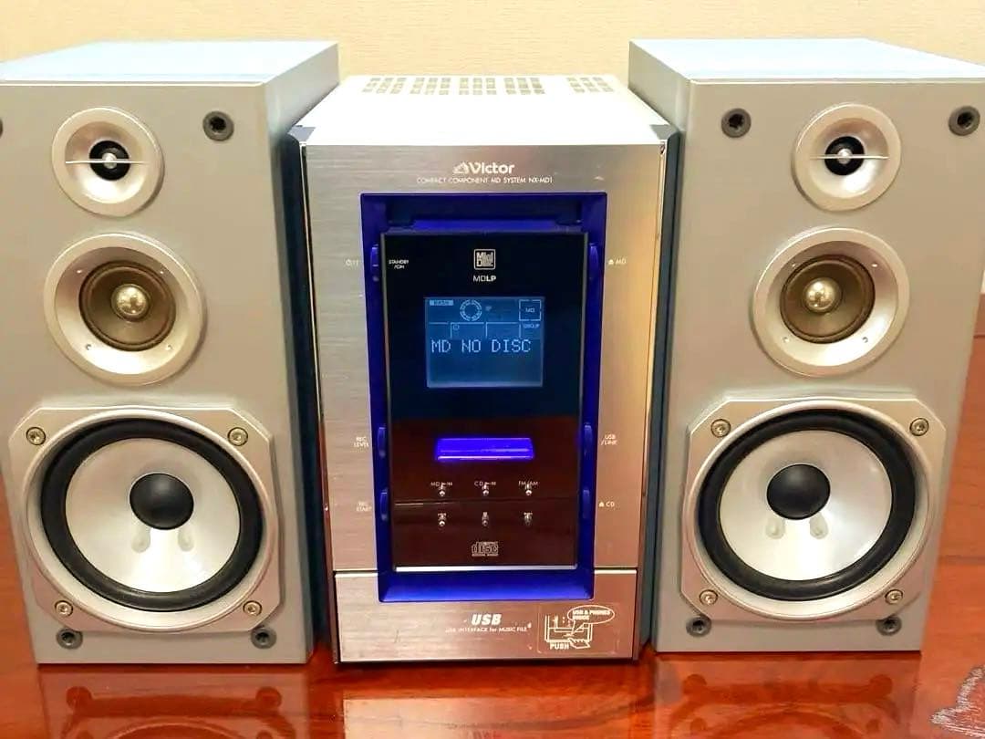 Victor CA-NXMD1-S CD/MDコンポ - メルカリ