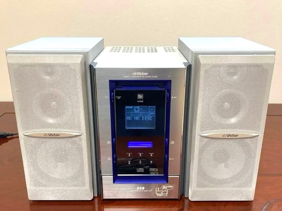 Victor CA-NXMD1-S CD/MDコンポ - メルカリ