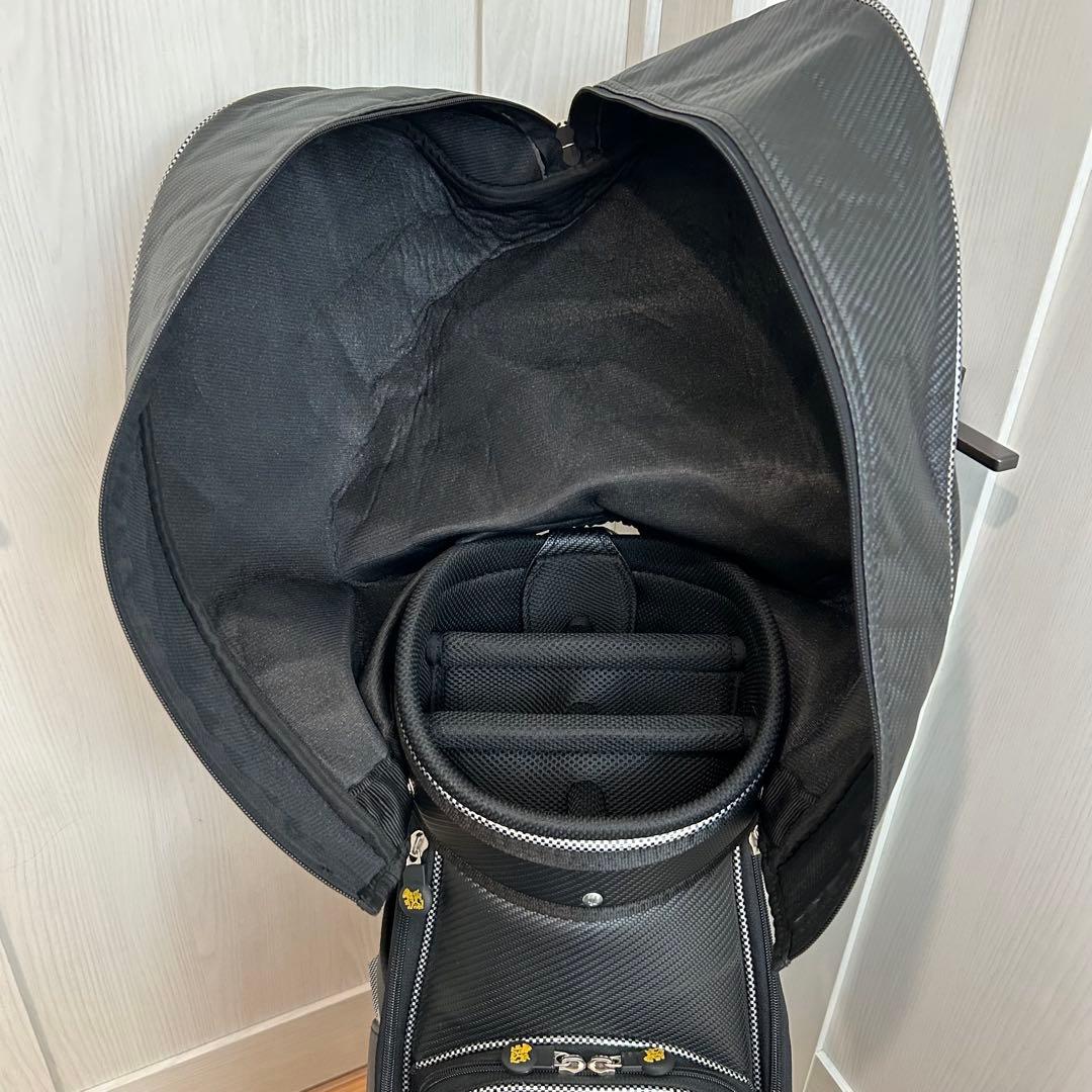 希少・美品】SINGHA シンハービール キャディバッグ ゴルフ カーボン調