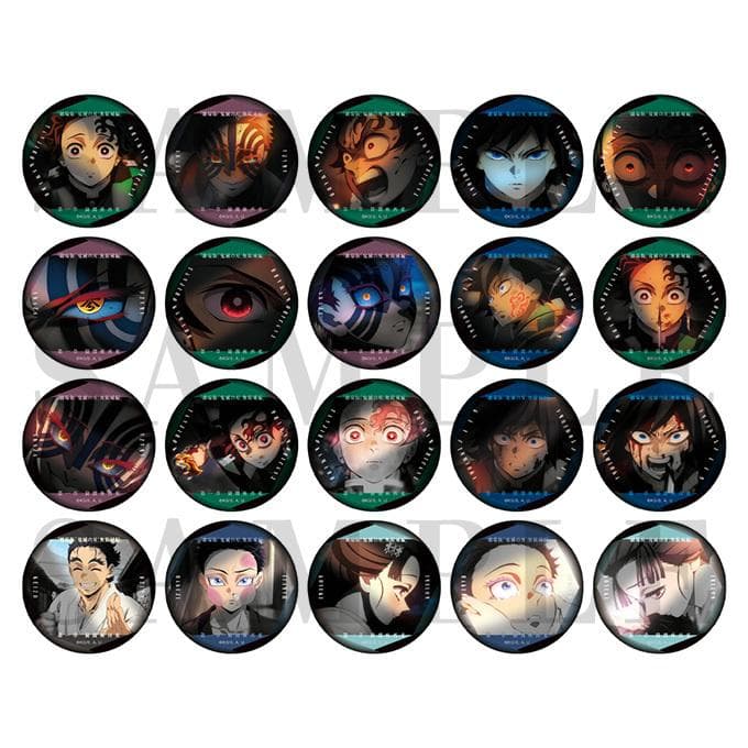 鬼滅の刃 無限城編 ものがたる眼差し コレクション缶バッジA 20種