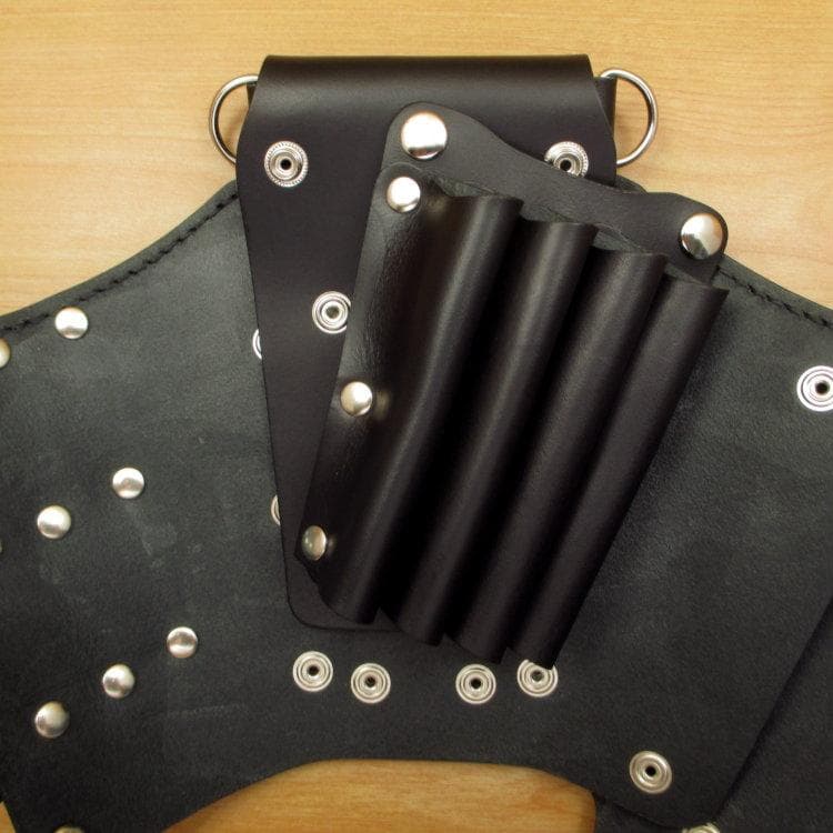 オールブラック 7丁差し 本革シザーケース SCA-254/CKA - メルカリ