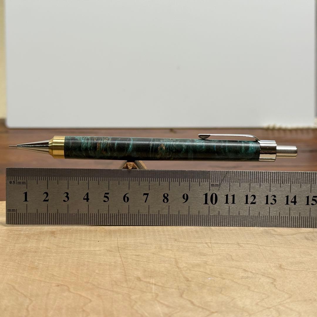 121楓瘤スタビ木製シャーペン強低重心R 真鍮