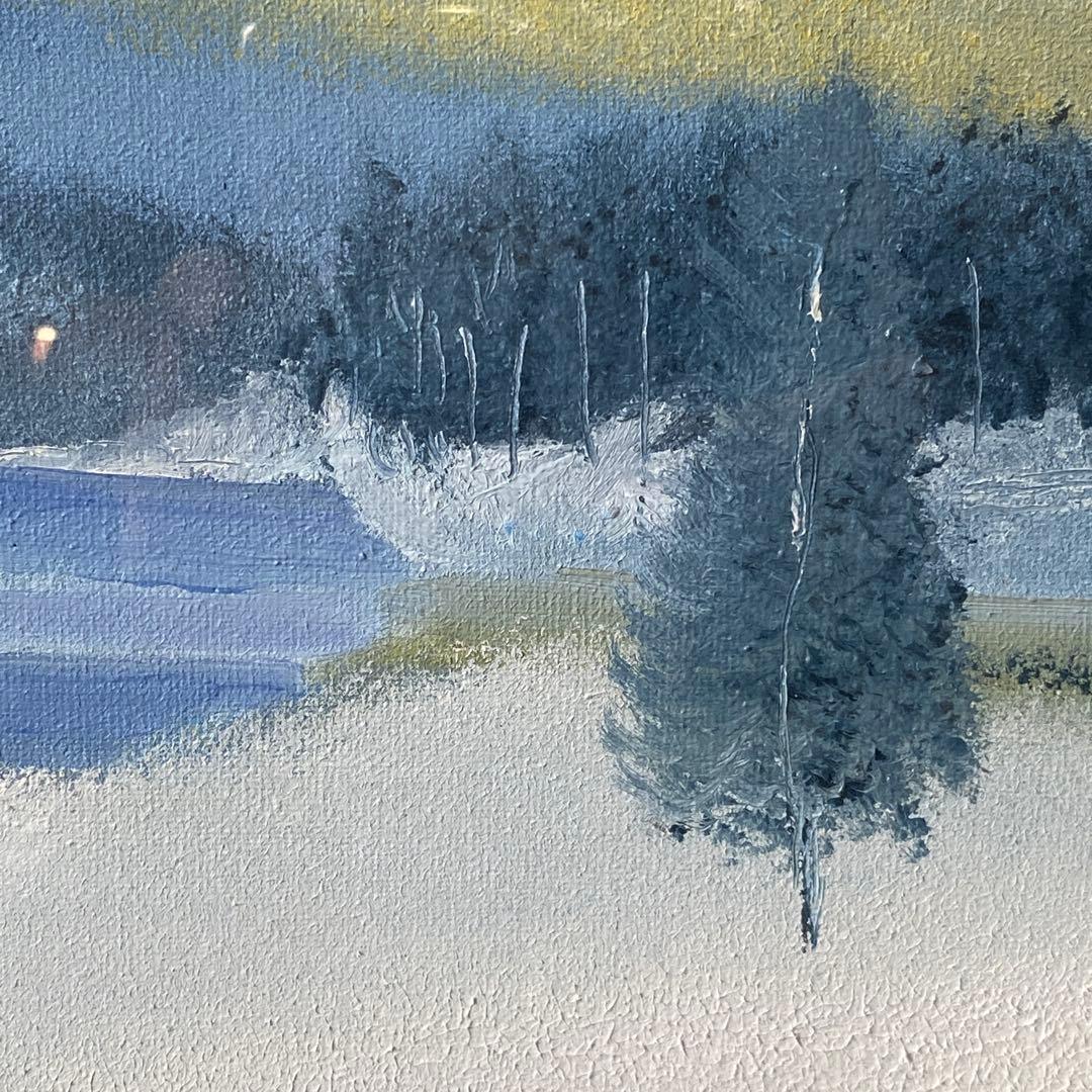 公式】洋画家 工藤和男 工藤和男「網干し場」油彩 8号 創元会元会長