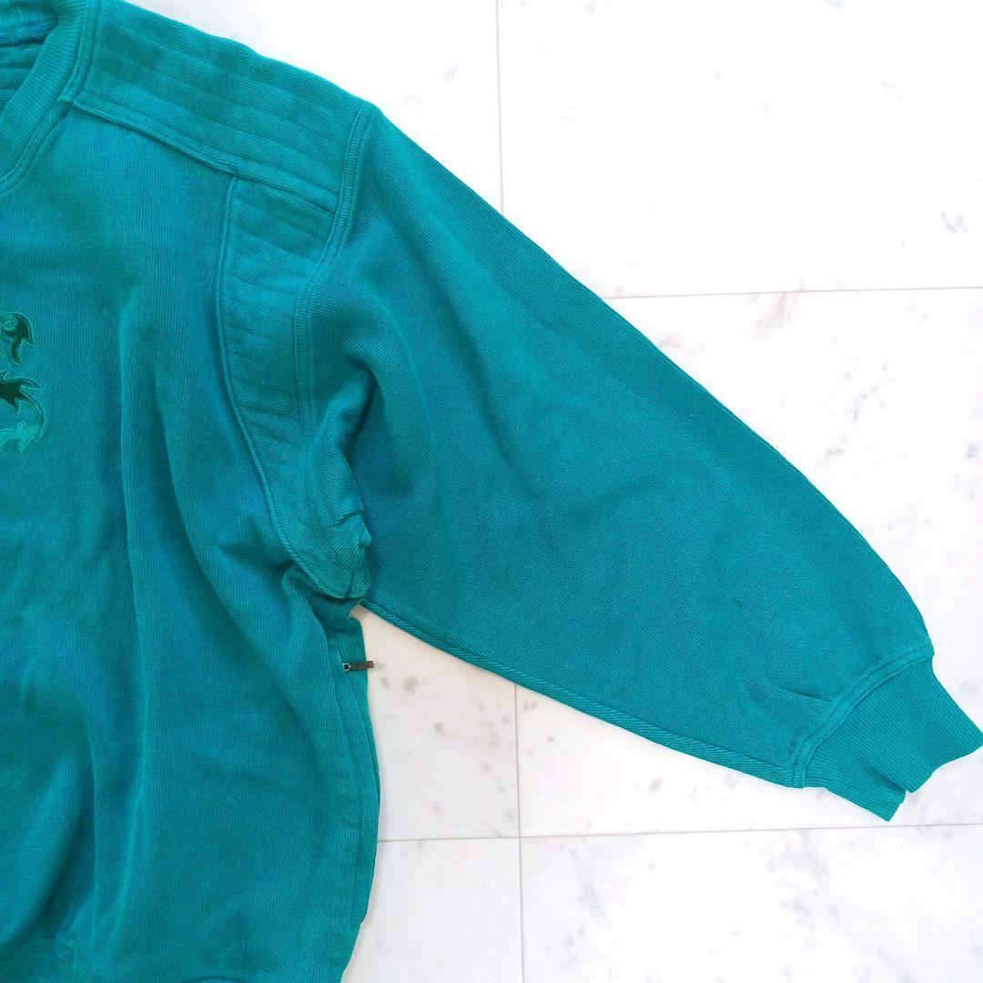 90s YSL tricot ヴィンテージ スウェット 刺繍ロゴ y2k 希少