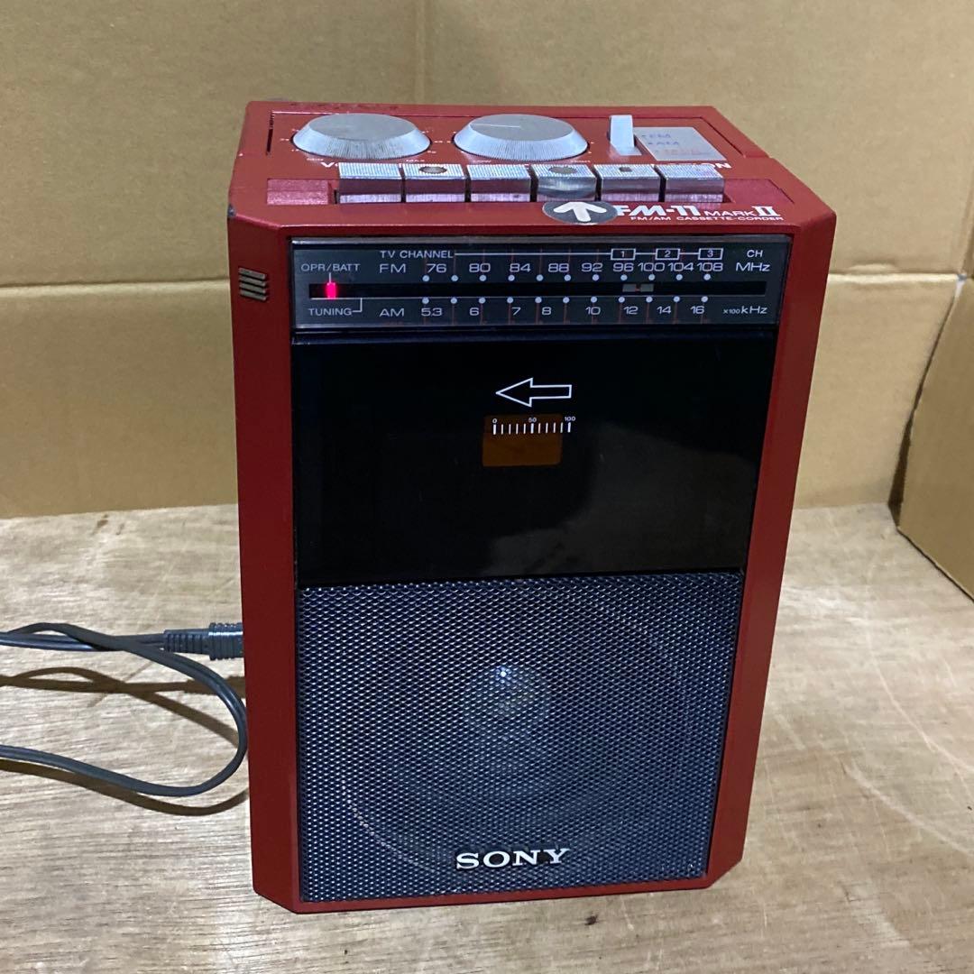 レトロ SONY ラジカセ CFM-11 ジャンク - メルカリ