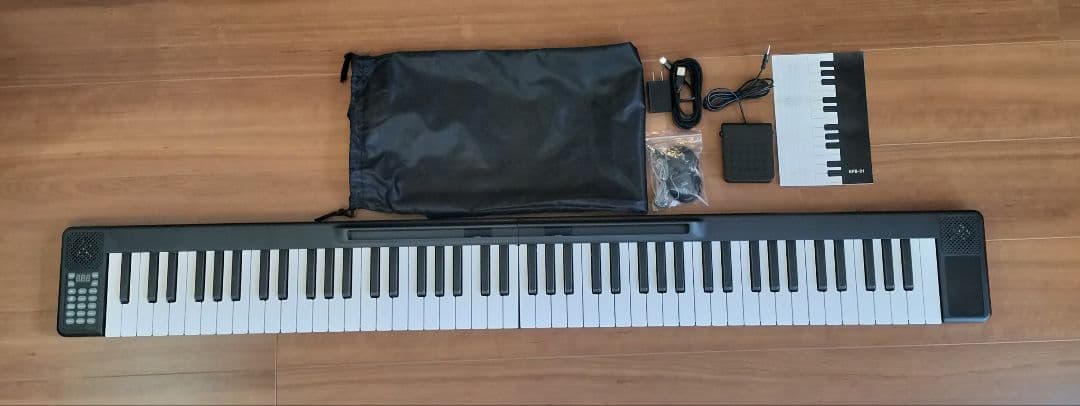 電子ピアノ キーボード 88鍵盤 コードレス 折りたたみ式 ON-THE-GO