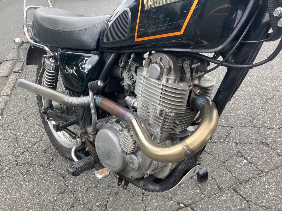 sr400 アップマフラーワンオフ チョッパー vmx モトクロス ヤマハ