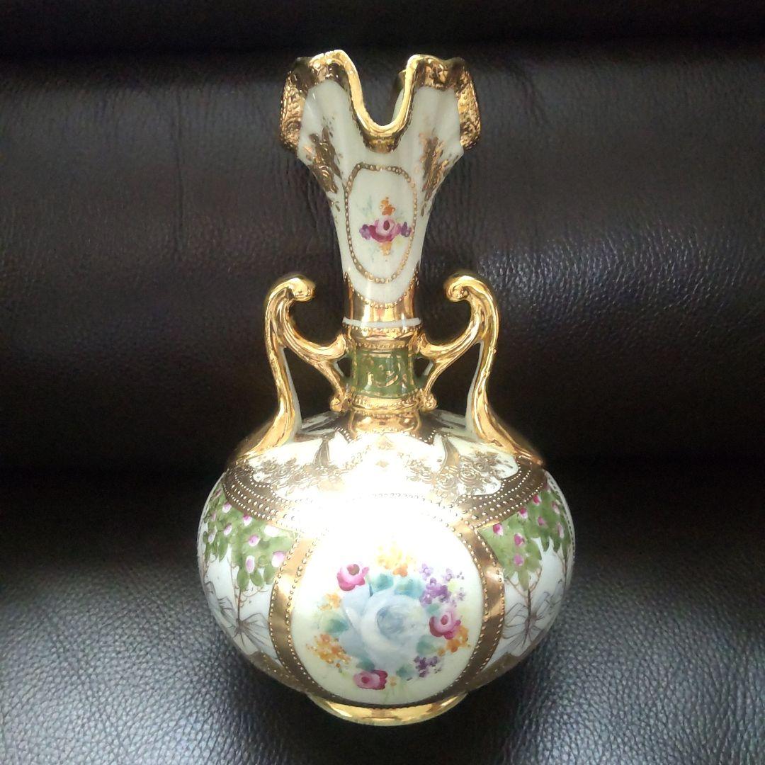 宮*浩様 アンティーク オールドニッポン アールヌーボー様式 薔薇紋 金