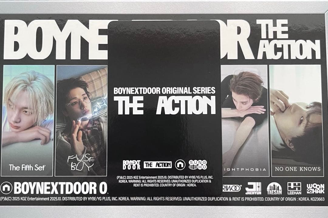 BOYNEXTDOOR ソンホ The Action Frame トレカ - メルカリ