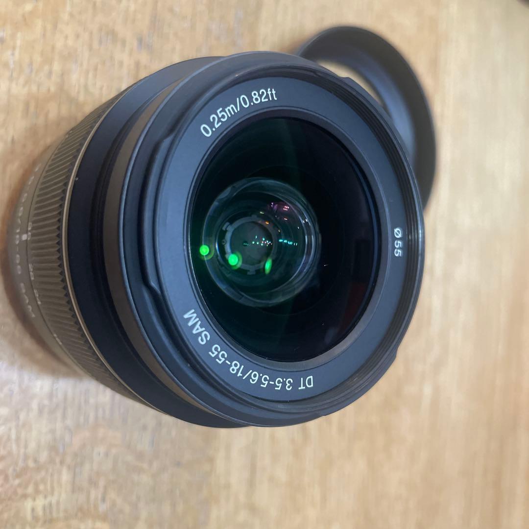 SONY α33 ズームレンズキット+ 55-200 SLT-A33 一眼カメラ - メルカリ