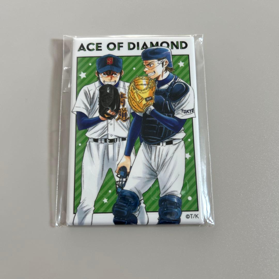 ダイヤのA スクエア缶バッジ ダイヤのA』 スクエア缶バッジ | ワイワイワールド