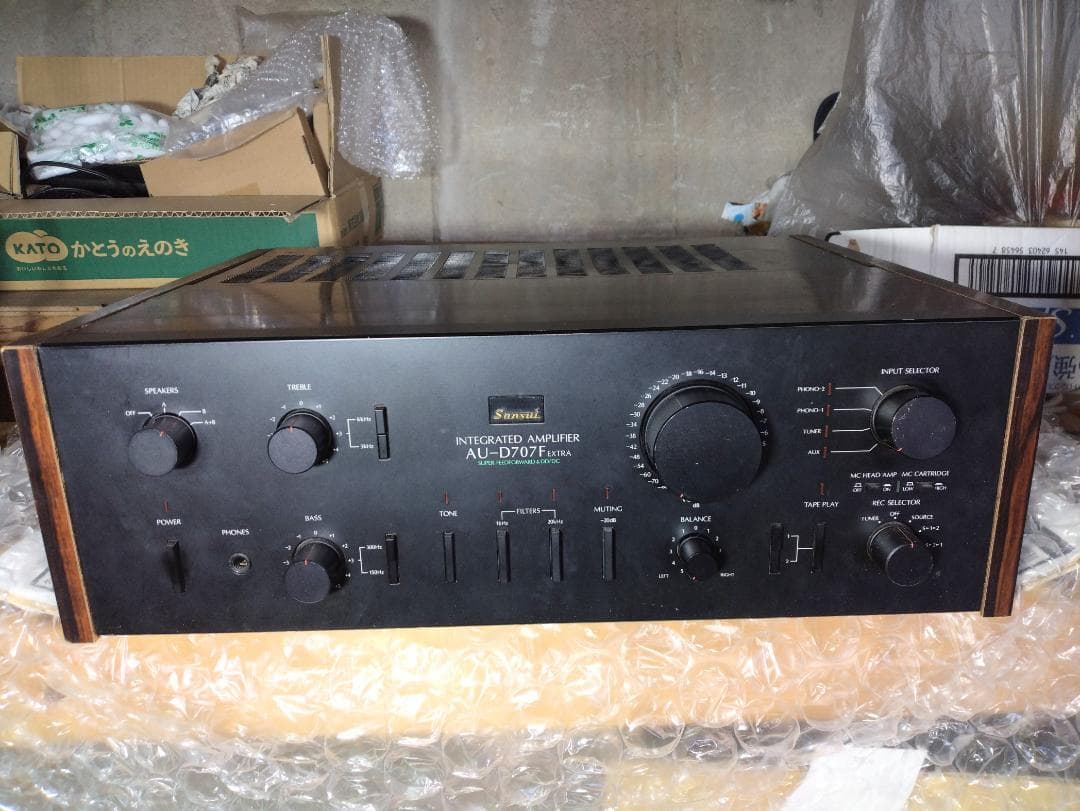 サンスイ プリメインアンプ AU-D707F EXTRA - メルカリ