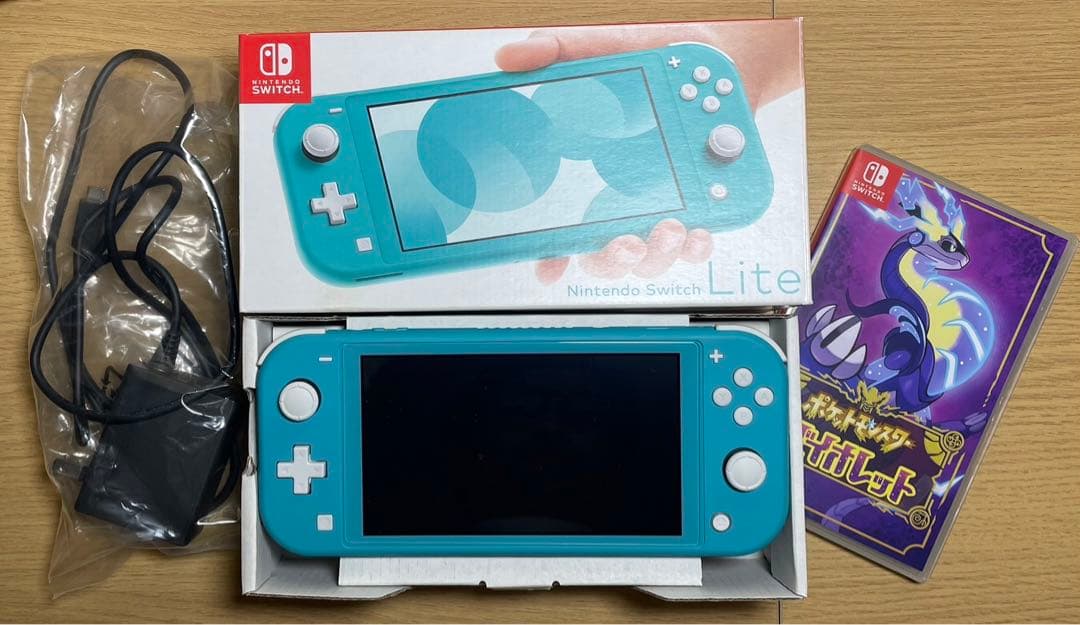 Nintendo Switch Lite ターコイズ + ポケモン　バイオレット Nintendo Switch light ポケットモンスターバイオレット