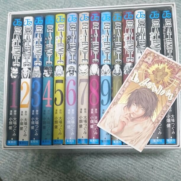 DEATH NOTE全巻+解説巻・アニメ解説 限定収納BOXと栞付き - メルカリ
