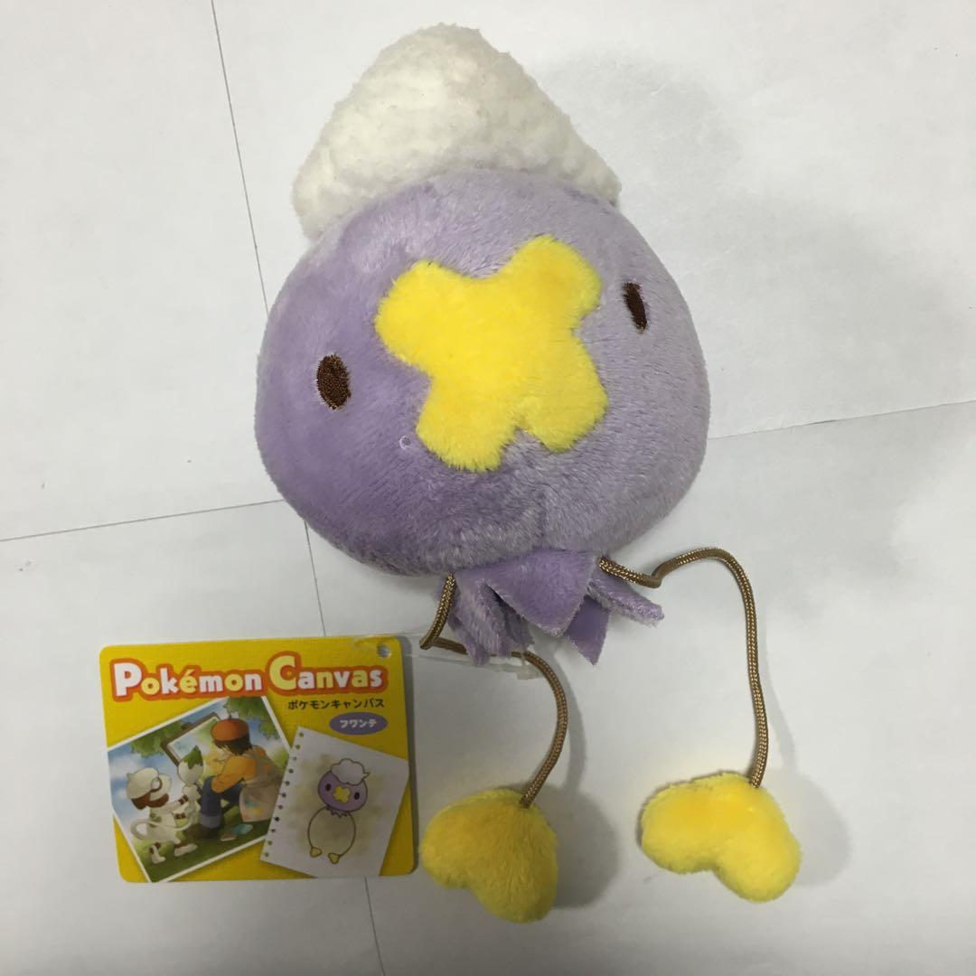 ポケモンキャンバスぬいぐるみ　フワンテ　タグ付き ポケモン - フワンテ キャンバスぬいぐるみ ポケモンセンターの通販 by