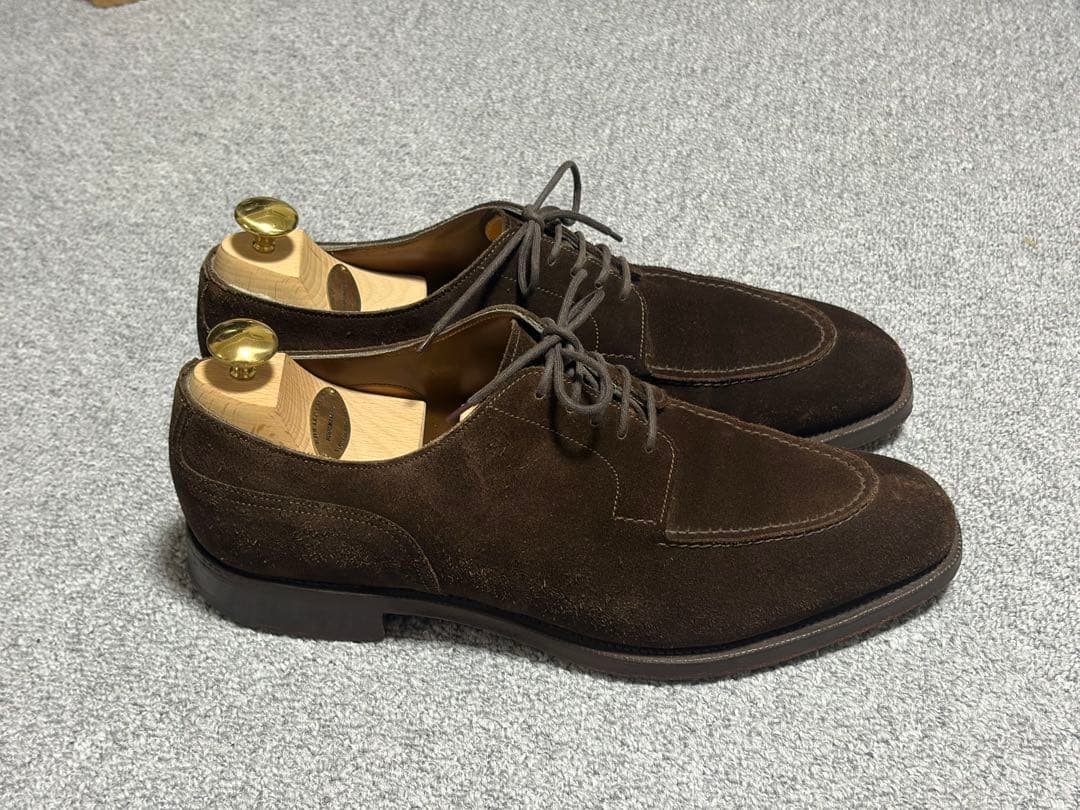 Edward green Dover Mink suede UK8.5E 606 - メルカリ