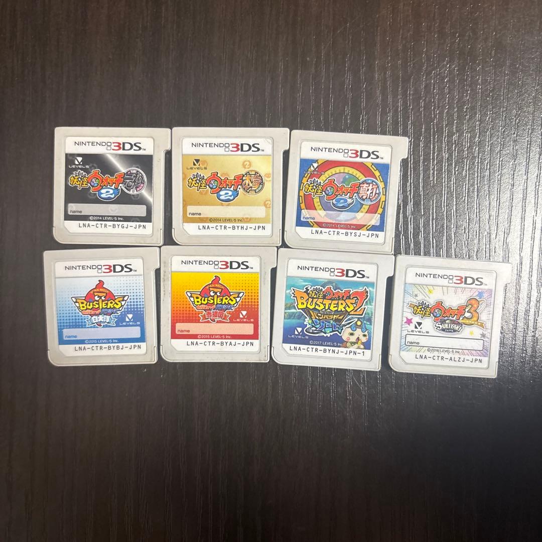 フ*ツ様 妖怪ウォッチシリーズニンテンドー3DSソフト7個セット フ*ツ様 妖怪ウォッチシリーズニンテンドー3DSソフト7個セット