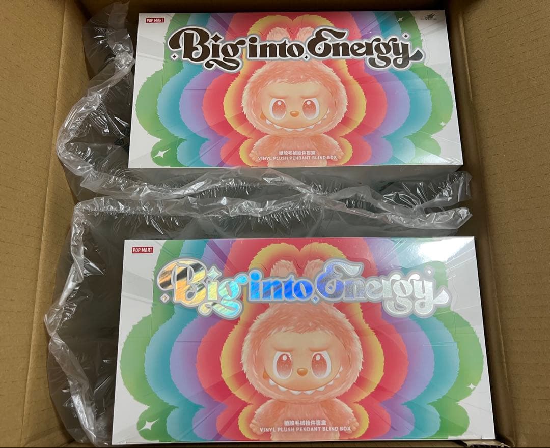 【未開封正規品】ラブブ Big into Energy アソートボックス 2個 正規品 ラブブ POP MART Biginto Energy 4箱セット☆ Labubu Big into