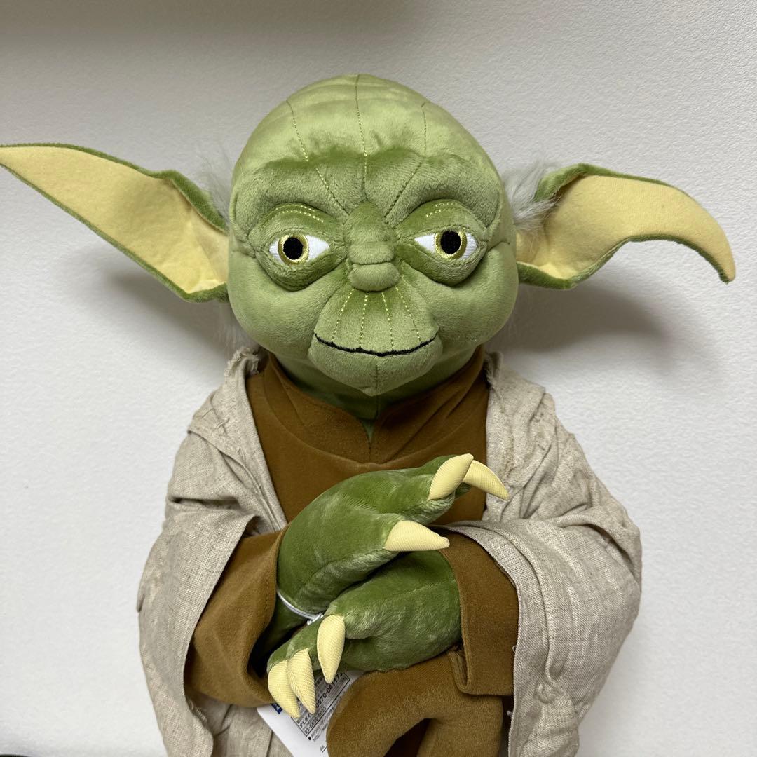 美品【激レア】スターウォーズ ヨーダ 等身大 ビッグぬいぐるみ - メルカリ