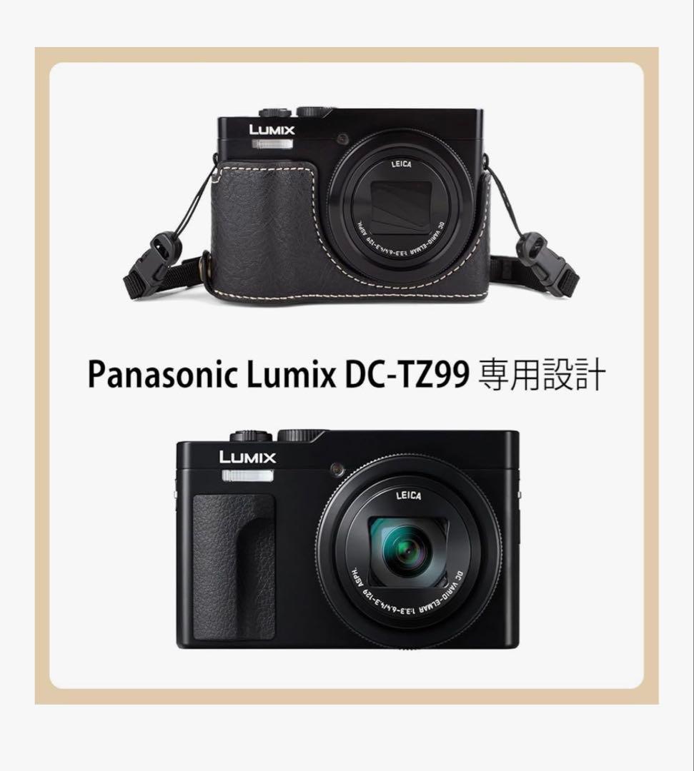 LUMIX DC-TZ99 レザーケース＆メモリカード付 - メルカリ