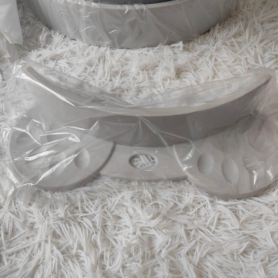 《極美品》ベビーチェア ハグムー Hugmuu 10点セット ローチェア グレー