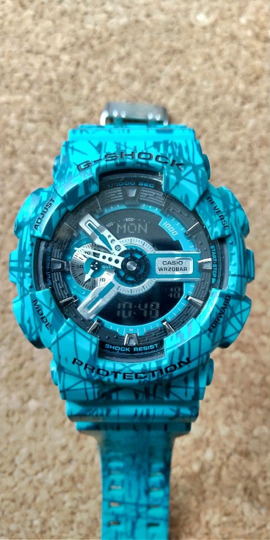 カシオ G-SHOCK GA-110SL-3AJF 電池交換済み 電池新品】【美品】G-SHOCK CASIO GA-110SL-3AJF｜Yahoo!フリマ（旧