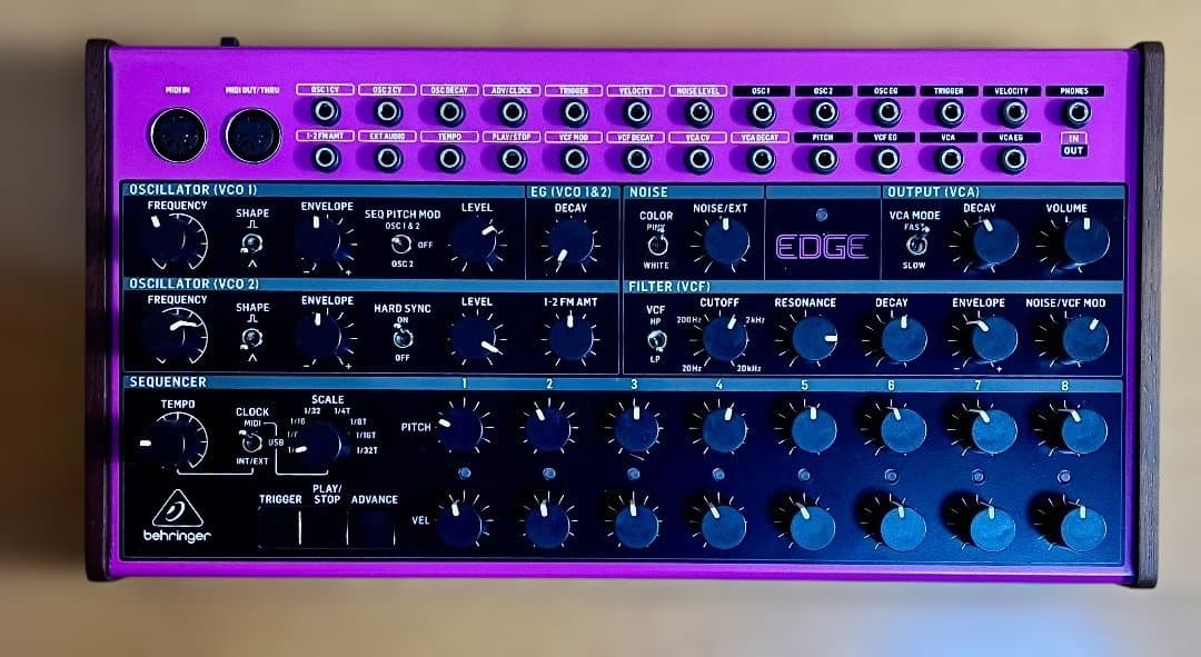 BEHRINGER EDGE セミモジュラーシンセサイザー・DAW・DTR - メルカリ