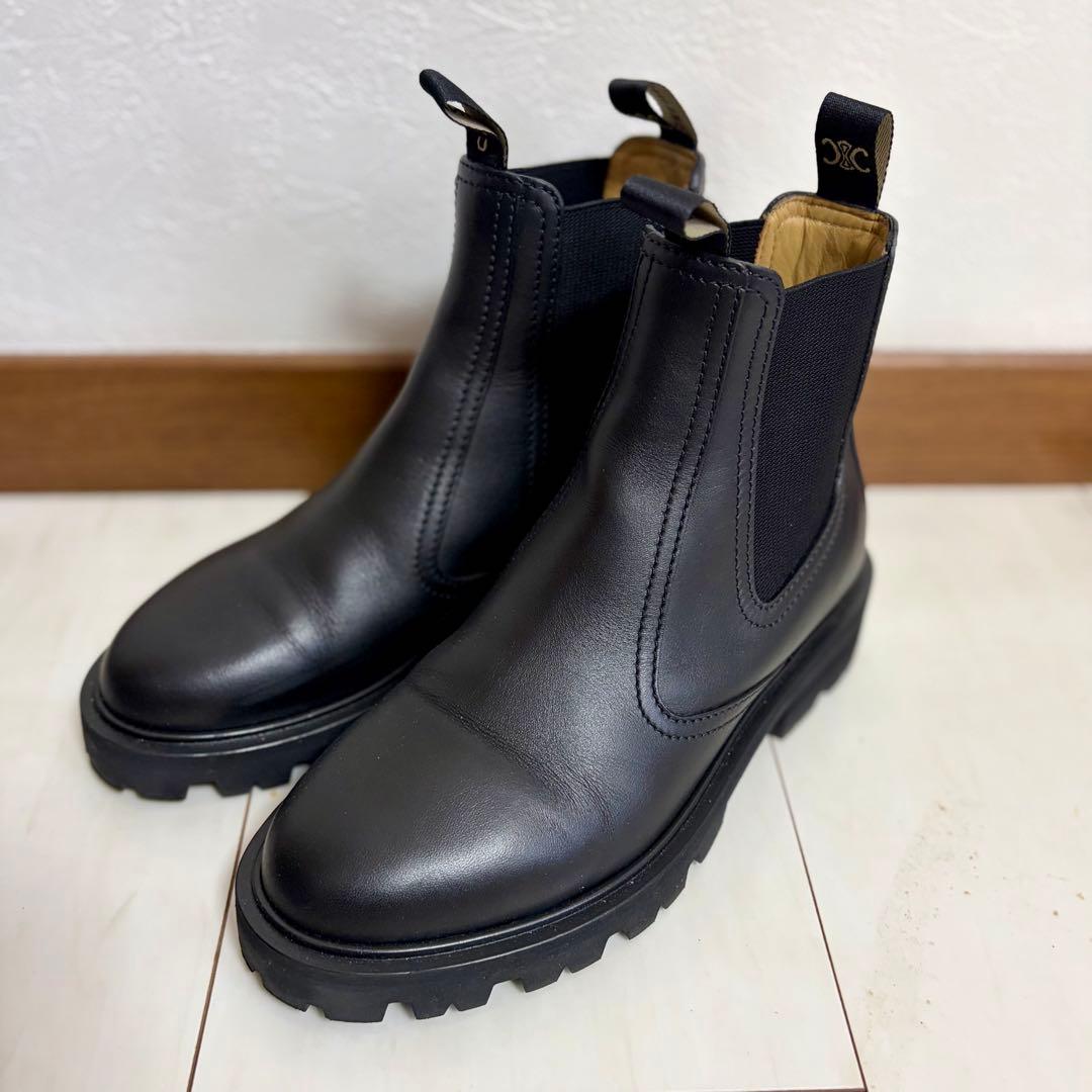 CELINE】マーガレット チェルシーブーツ 37 - メルカリ