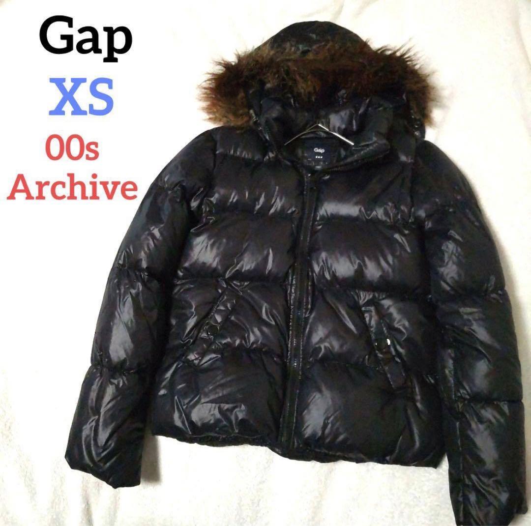 ギャップ ダウンジャケット ショート丈 光沢 平成ギャル グランジ y2k