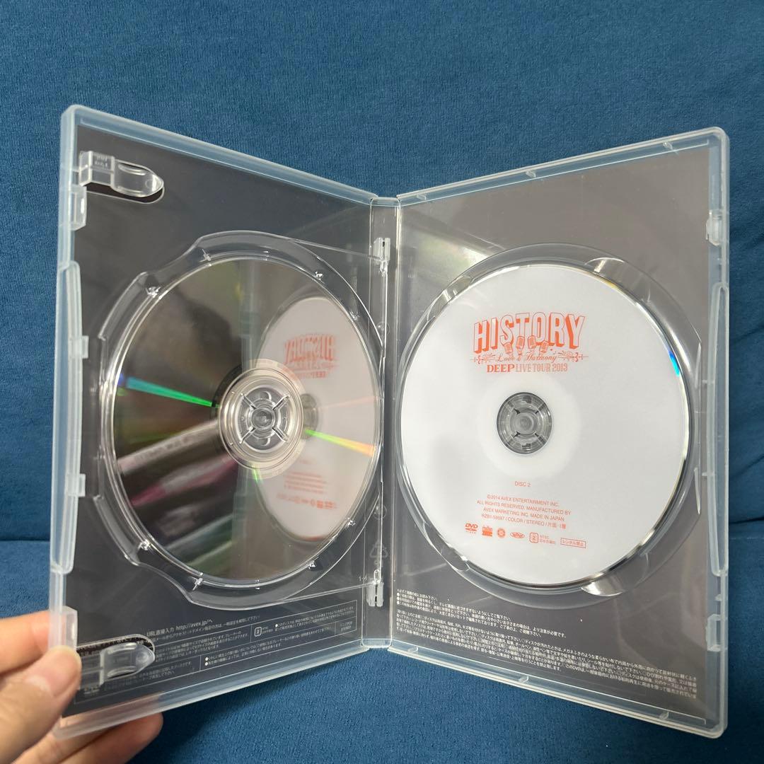 HISTORY DEEPLIVE TOUR 2013 DVD - メルカリ