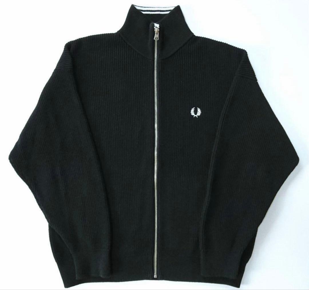 訳あり フレッドペリー beams ドライバーズニット ブラック Mサイズ