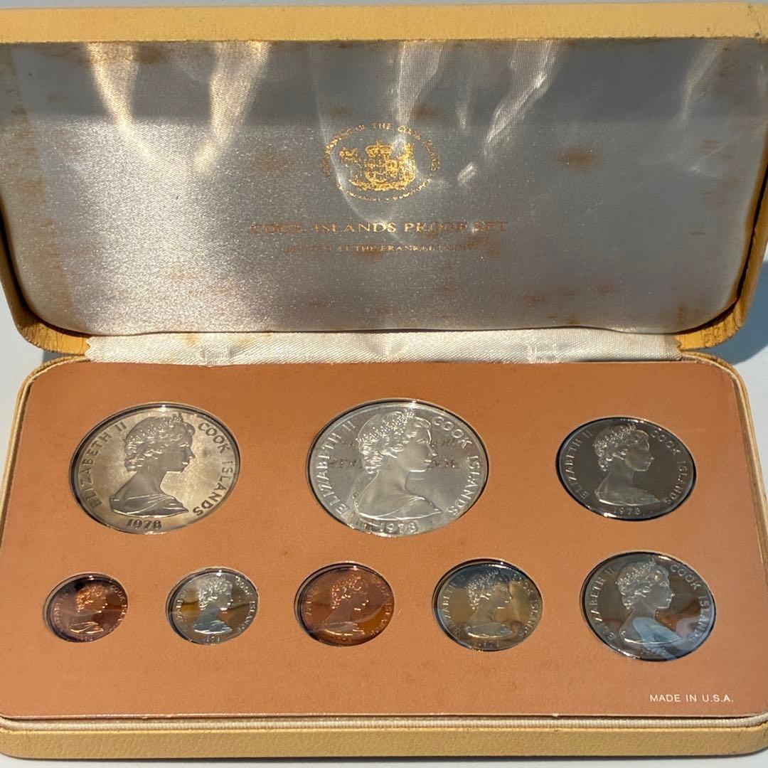 1978年 フランクリン・ミント クック諸島 プルーフコインセット