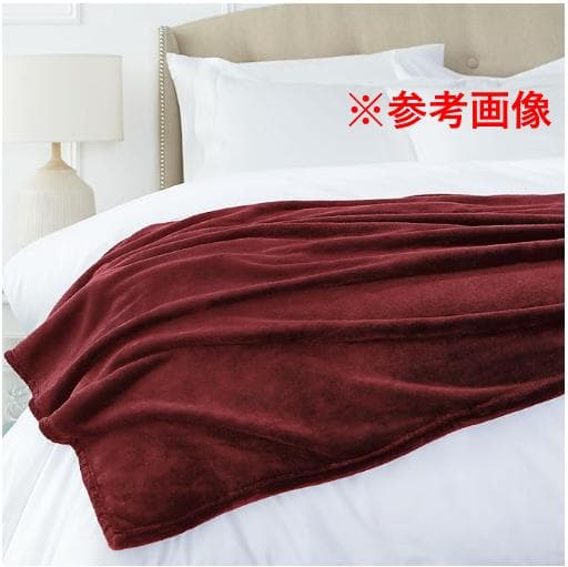 2枚セット 新品 アマゾンベーシック ブランケット 大判 赤 ベルベット