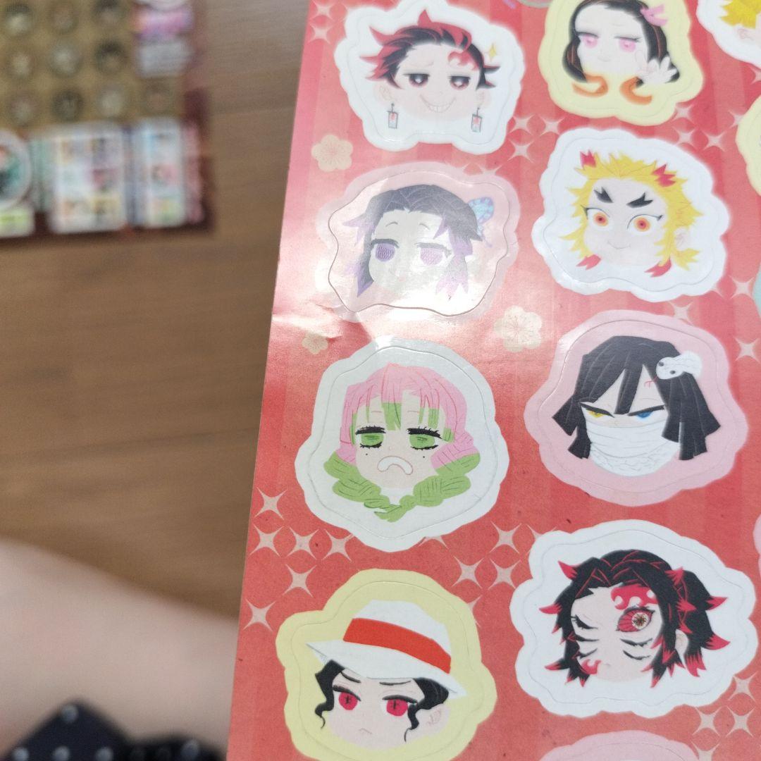 鬼滅の刃 原作 ジャンプ付録 2枚セット ゆるシール ゆる顔 - メルカリ