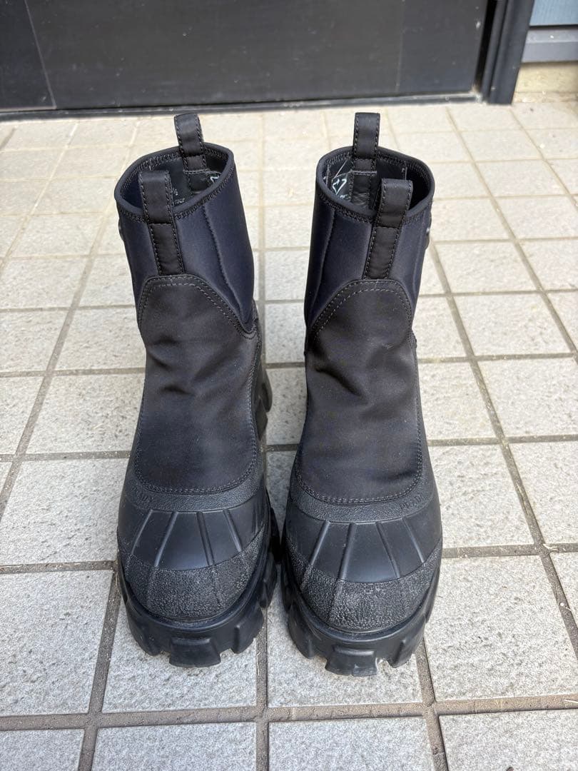 PRADAプラダ モリノスRe-Nylonギャバジンブーツ - メルカリ