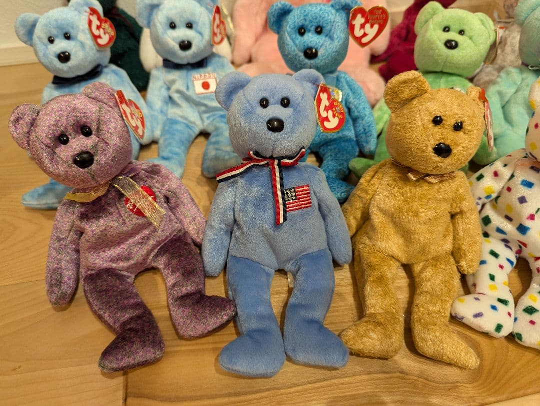 tyビーニーベイビーズ くま15体 まとめ売り - メルカリ