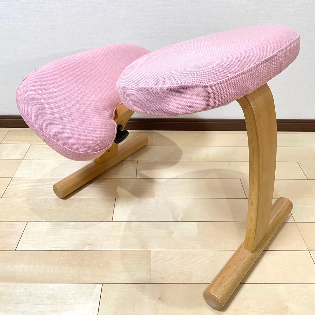 バランスラボ バランスチェア バランスイージー ピンク 中古品