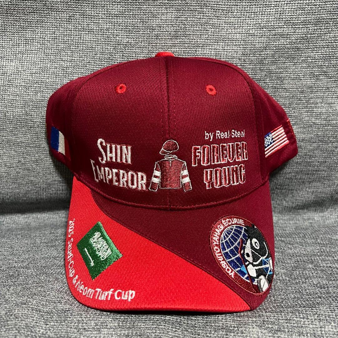 フォーエバーヤング シンエンペラー 競馬グッズ 競馬 キャップ 帽子