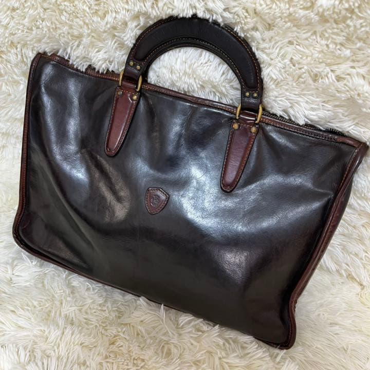 FELISI フェリージ ビジネスバック レザー A4収納可 ブラウン 茶