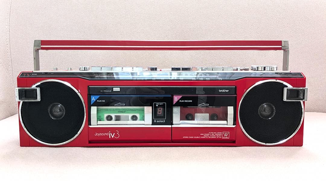 ジャンク品 ラジカセ ブラザー ステレオ カセット レコーダー OT-457