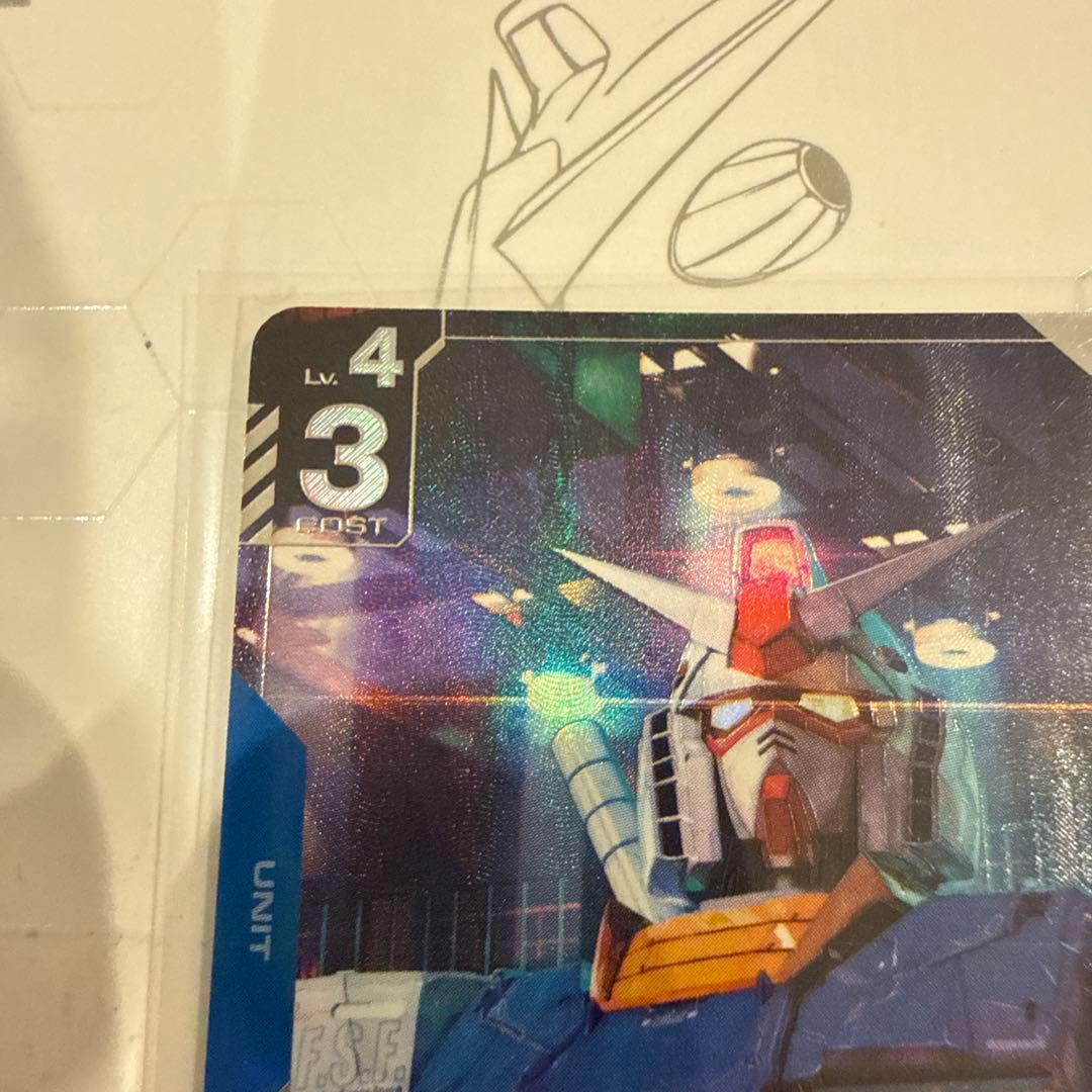 ガンダムカードゲーム LR+ ST01-001 β版 パラレル ベータ ガンダム