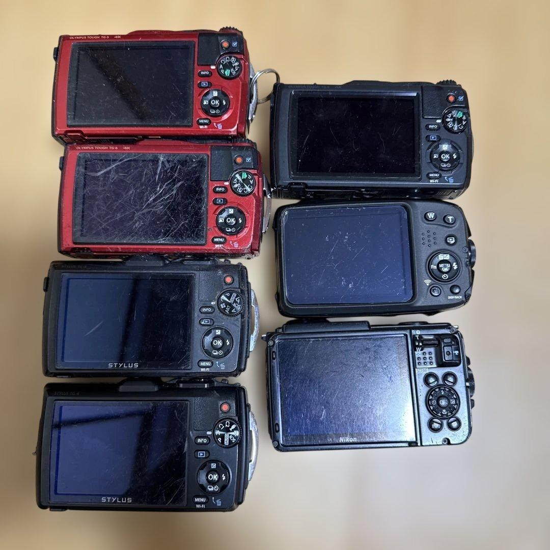 防水デジカメ　まとめ　ジャンク ジャンク】デジタルカメラ 3台 まとめ売りの通販はau PAY マーケット