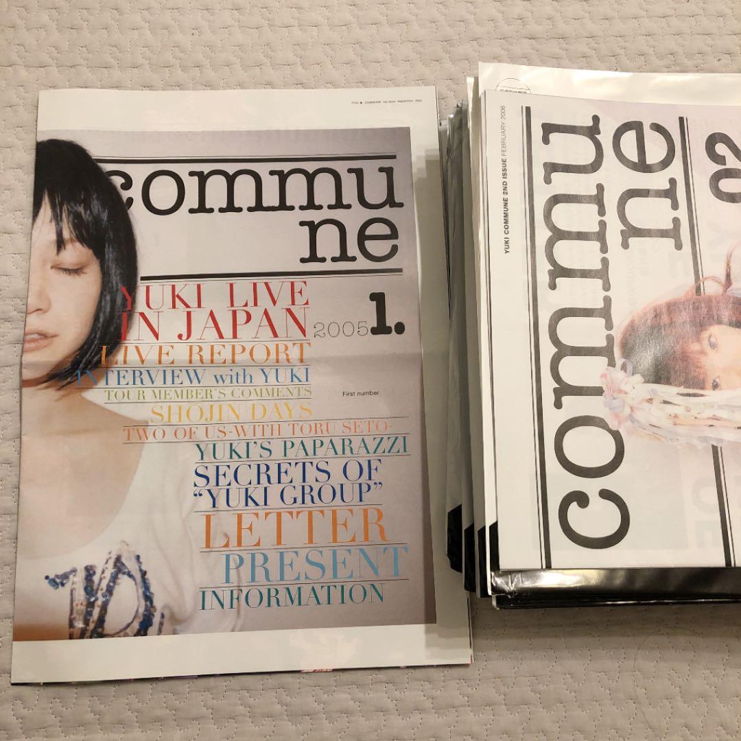 YUKI commune ファンクラブ 会報 47部&継続特典グッズ